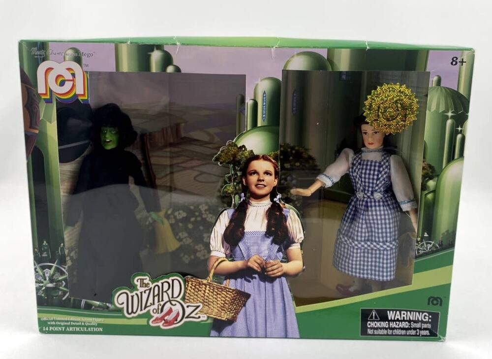 2018 MEGO Ltd Edition Target Classic Action Figure Wizard of Oz. Dorothy & Witch